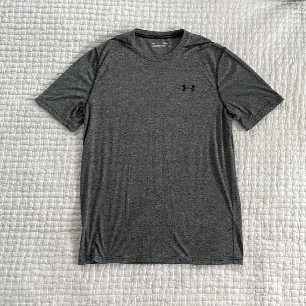 Under Armour Threadborne Tee Gray Medium